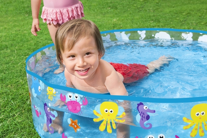 Bestway Aqautic Fill 'N Fun børnepool Ø122 cm